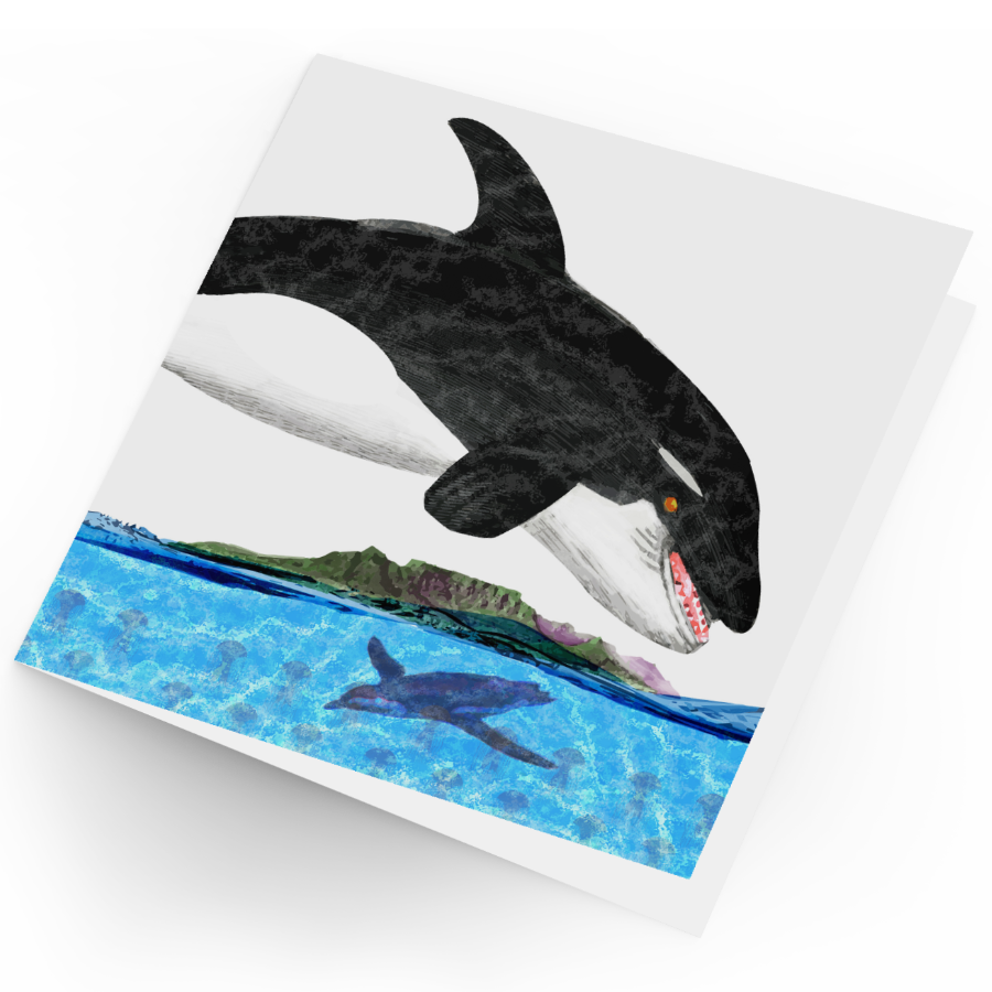 Orca Leaping